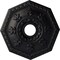 Ekena Millwork Nottingham Ceiling Medallion (Fits Canopies up to 4 5/8"), 18"OD x 3 1/2"ID x 1 1/2"P, Steel Gray CM18NTSGS - alternate 1